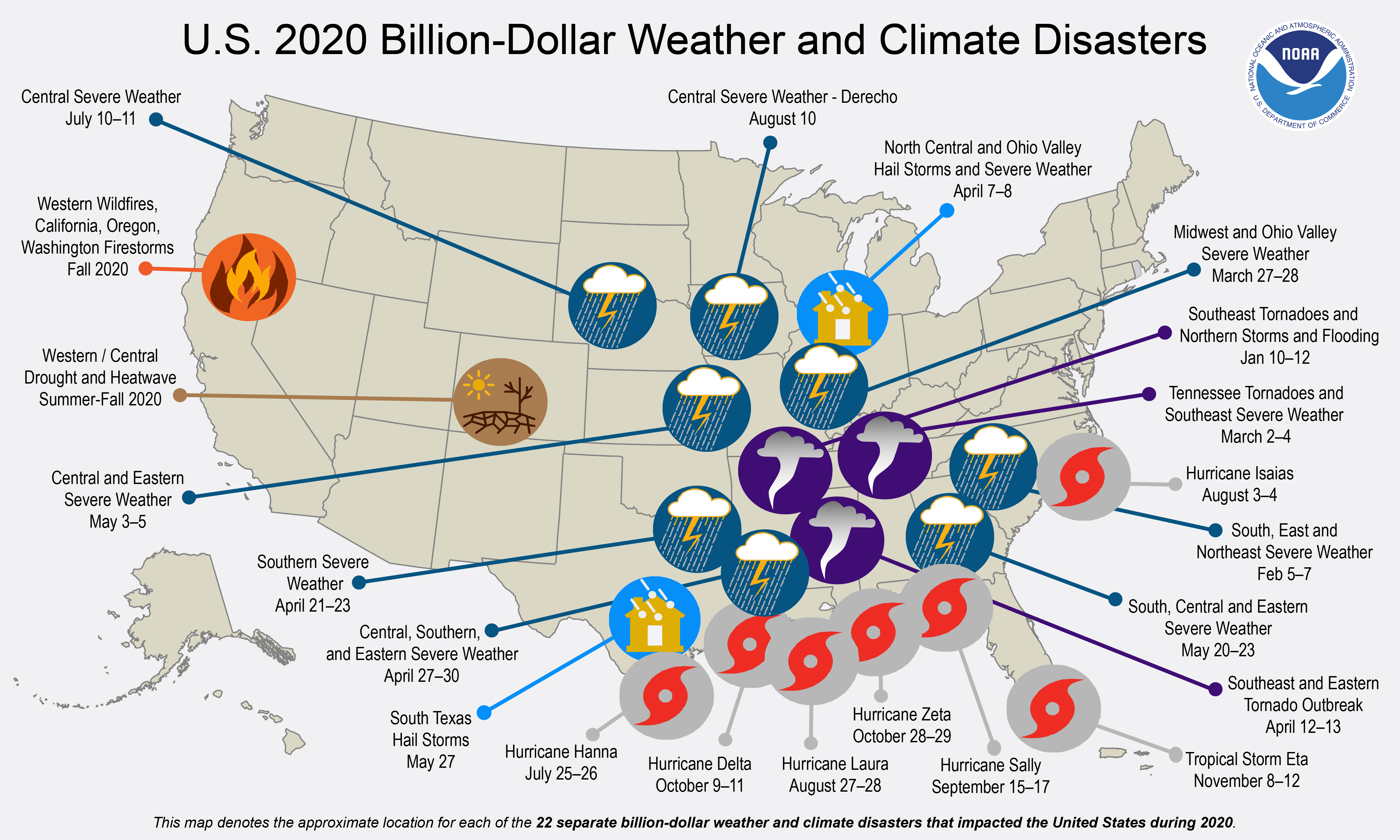 Disaster response map